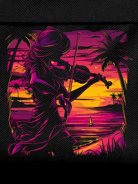 Violinist Synthwave