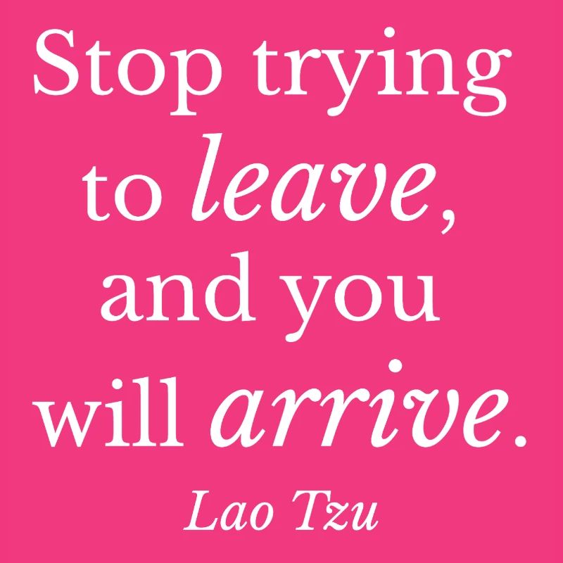 Devis Lao Tseu Laisser arriver