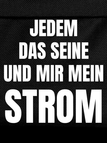 Elektriker liebt seinen Strom