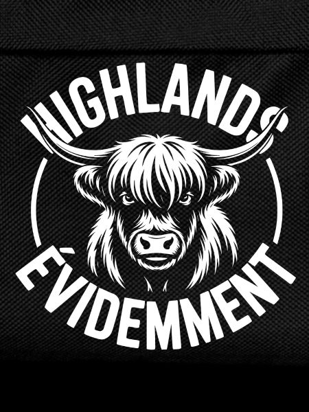 Highland cow logo