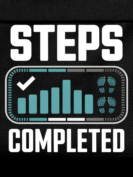 Steps Completed 10000 Schritte