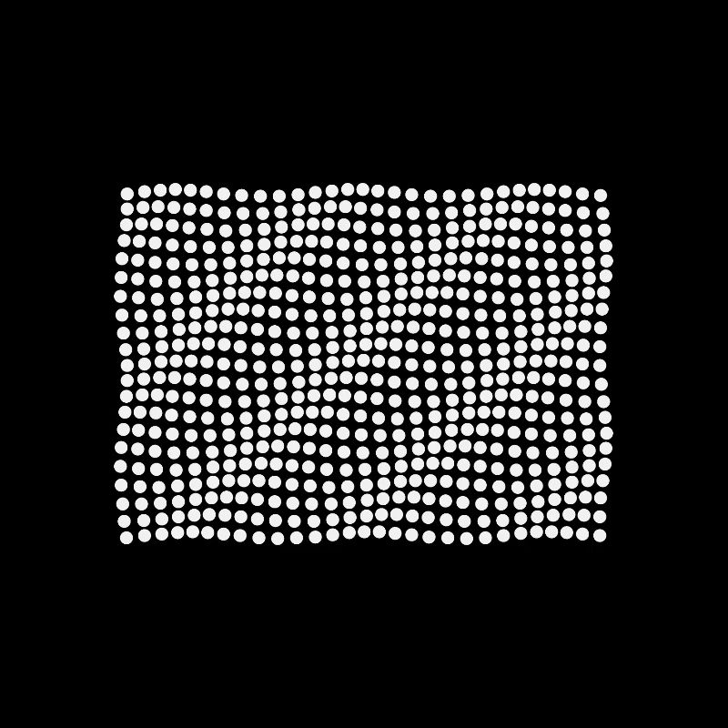 Optical illusion waves effect