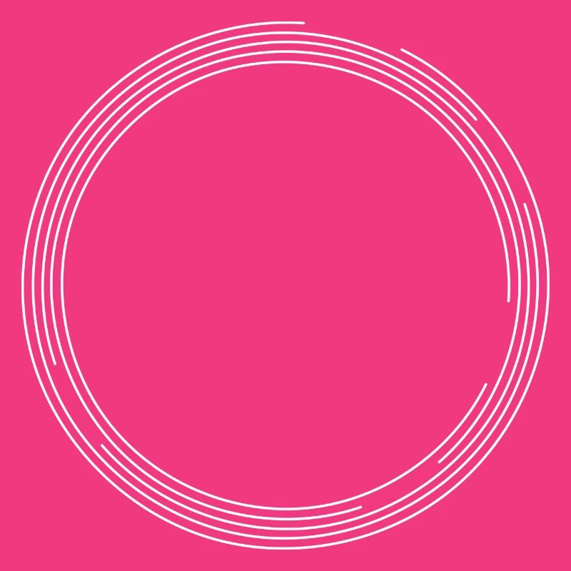 Circle line circle shape white