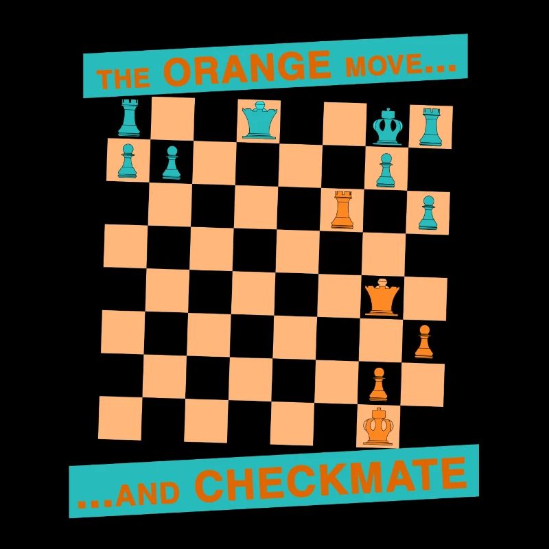 The ORANGE move ... and CHECKMATE - shoulder straps