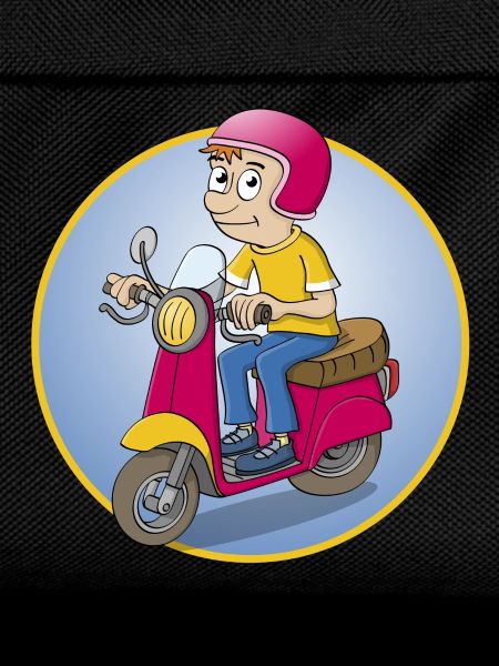 Der Rollerfahrer - Version1