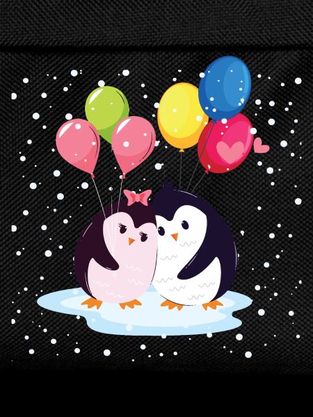 Penguins with Balloons
