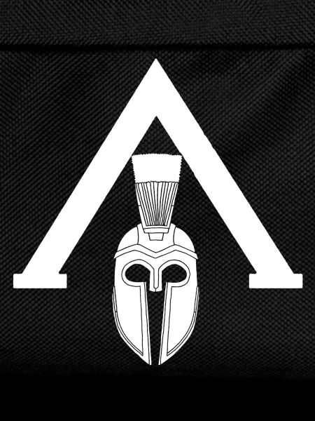 White Spartan symbol