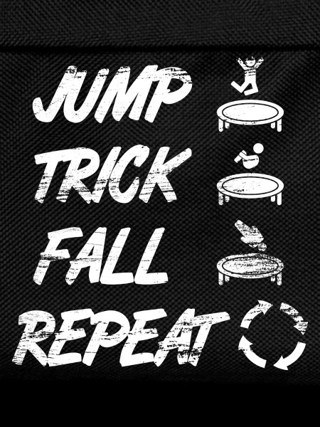 Trampoline slogan