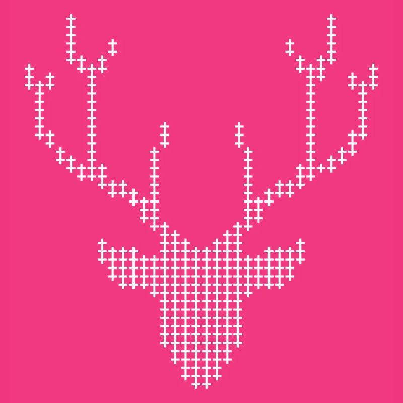 Pixel Deer-Geweihe