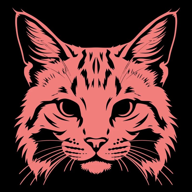 Silhouette de tête de chat