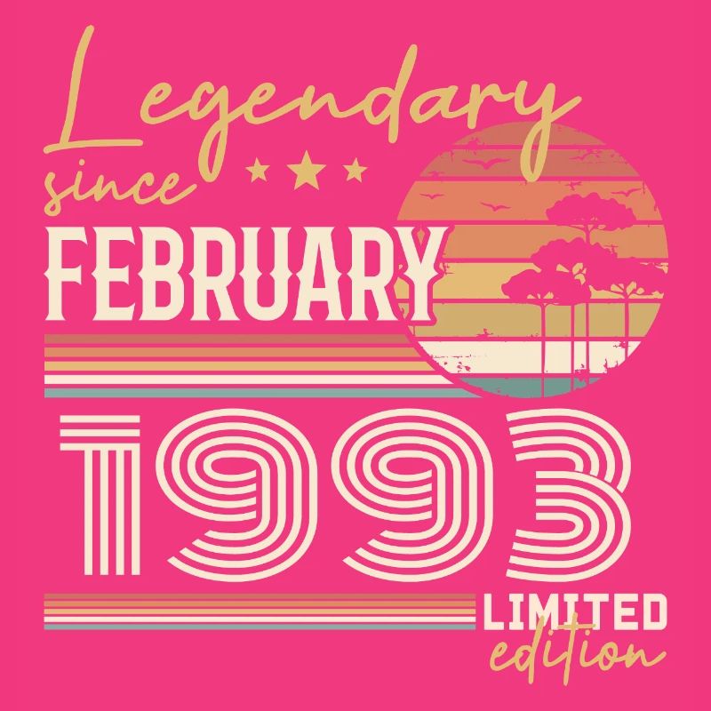 Février 1993 anniversaire 1993 légendes Février