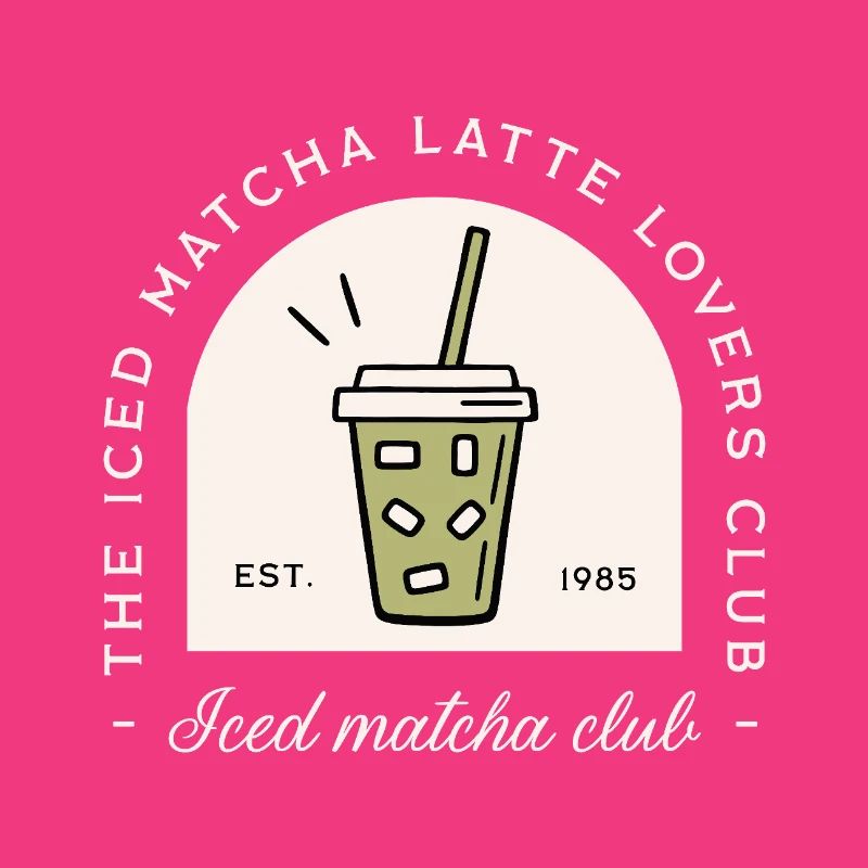 Iced matcha latte boisson japonaise humour