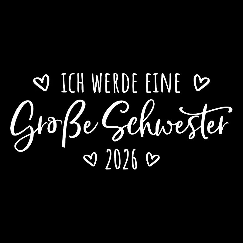 Ich werde eine große Schwester 2026