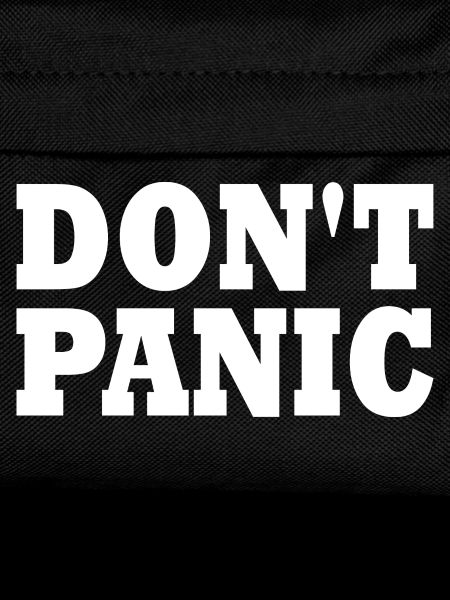 don't panic