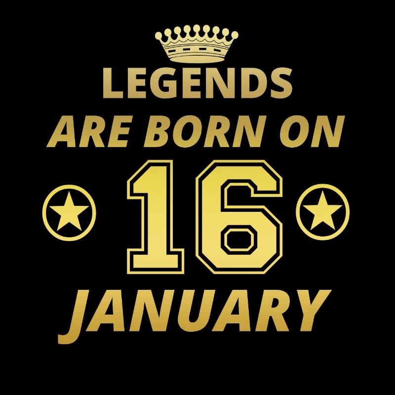 légendes anniversaire né le 16 janvier