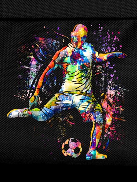 Playing soccer - Soccer player