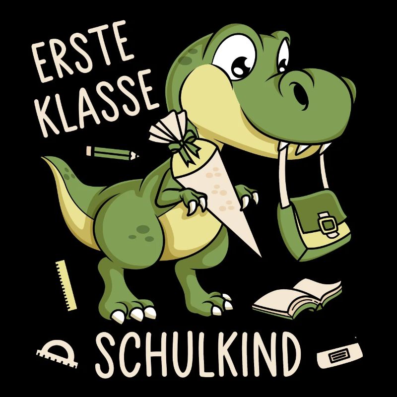 Schule Einschulung Dinosaurier Dino Schulkind