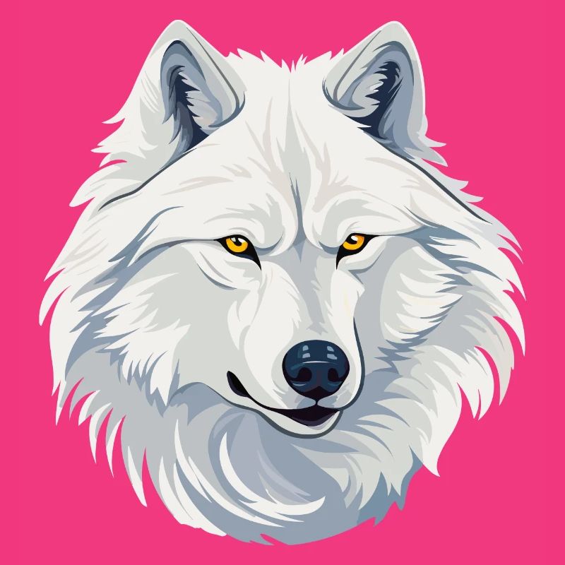 Weißer Wolf