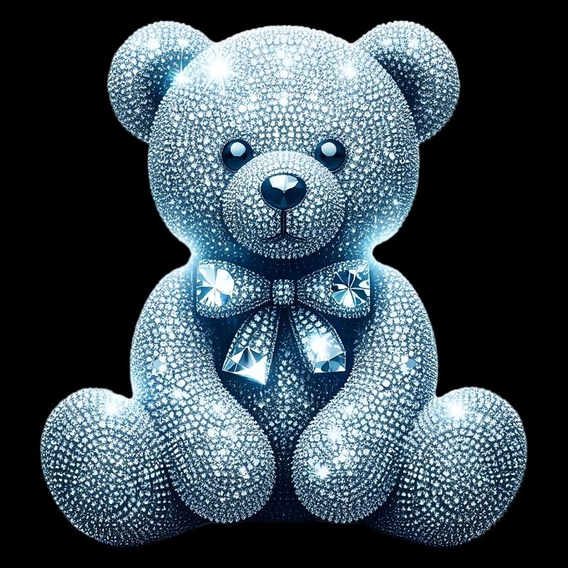 Crystal Bear Diamant Diamanten