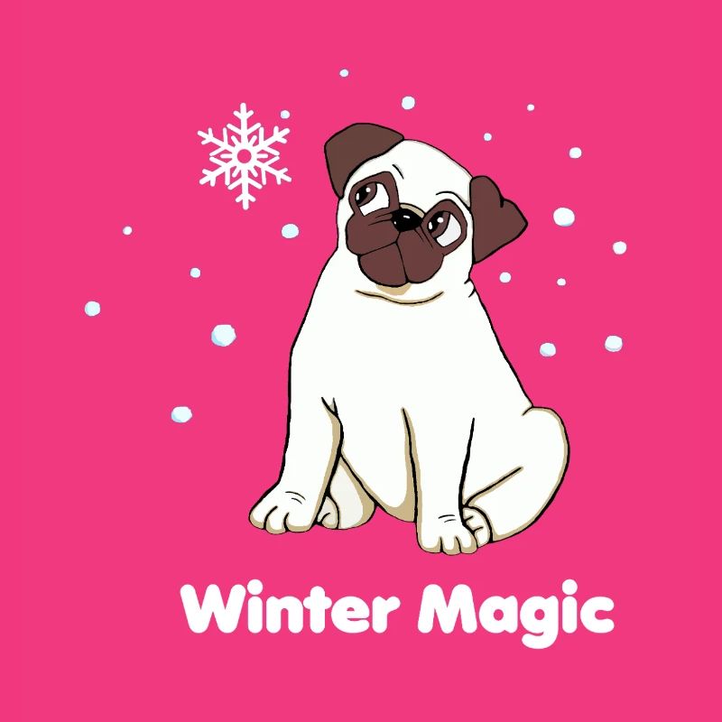 Winter Magic Pug