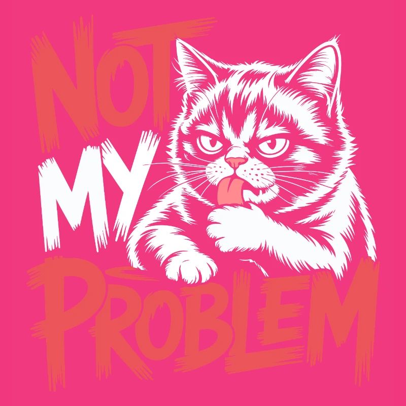 Not My Problem Cat