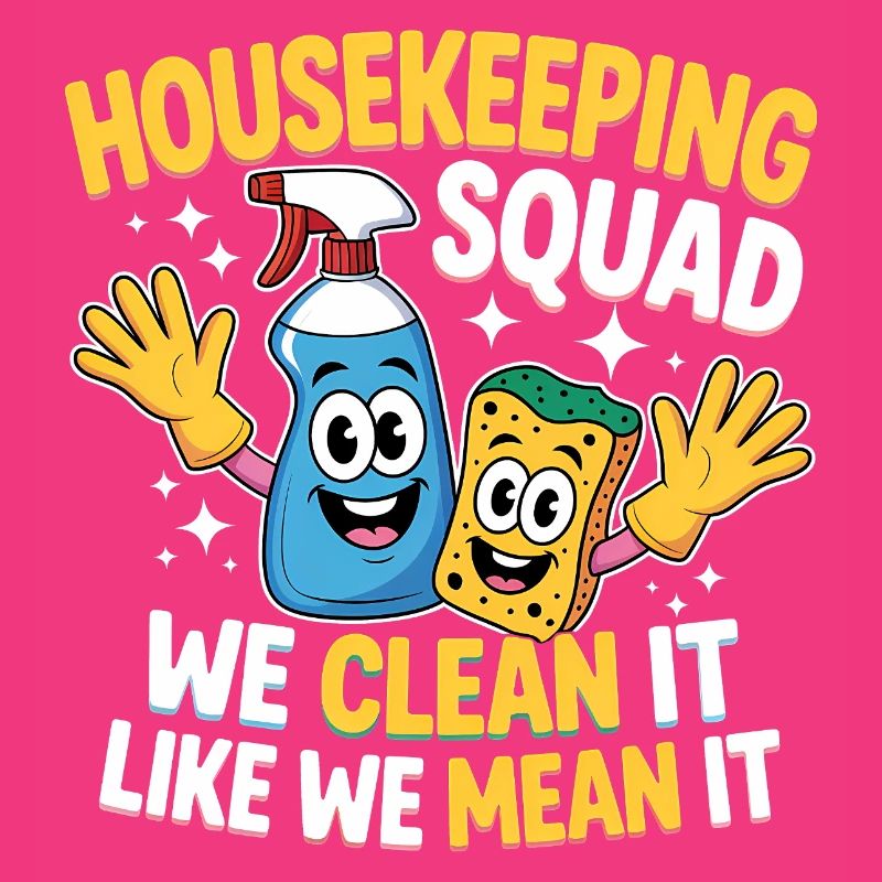 Funny Cleaning Design
