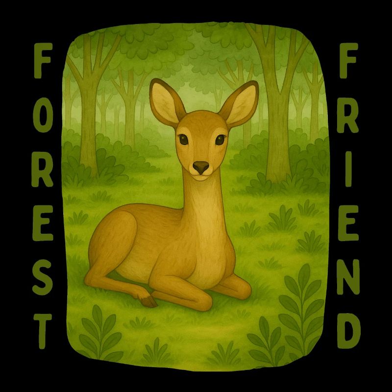 Le chevreuil dans la forêt