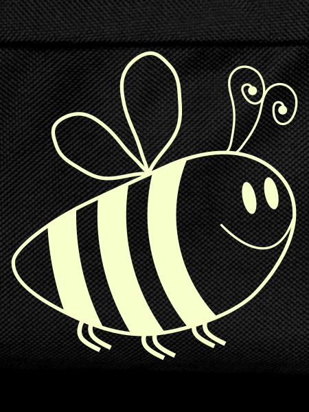 Lächelnde Bienchen Muster