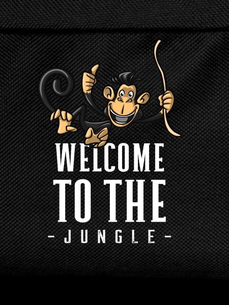 Jungle Affe Willkommensdesign