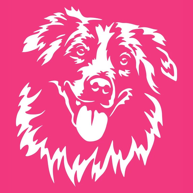 Australian Shepherd Kopf "Black Edition"