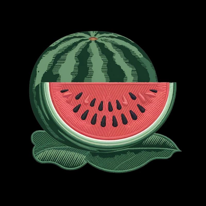 Gestickte Wassermelone
