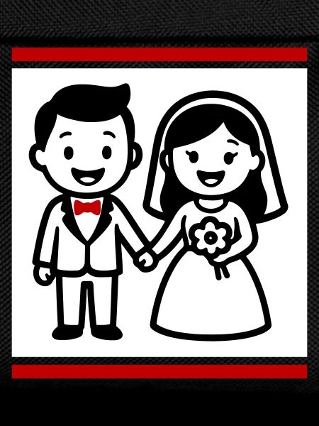 Married couple wedding
