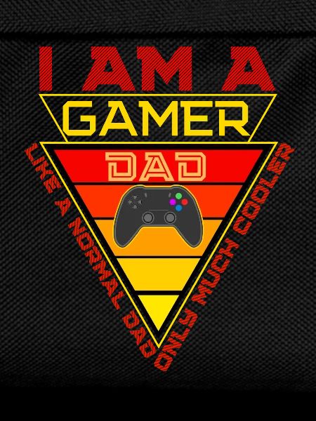 Gamer Dad Triangle Badge