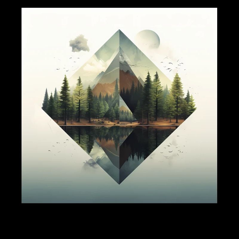 Pyramide Forestière et Reflets