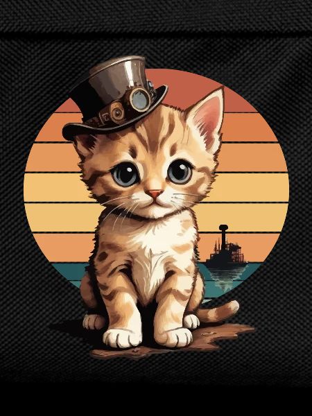 Chat steampunk