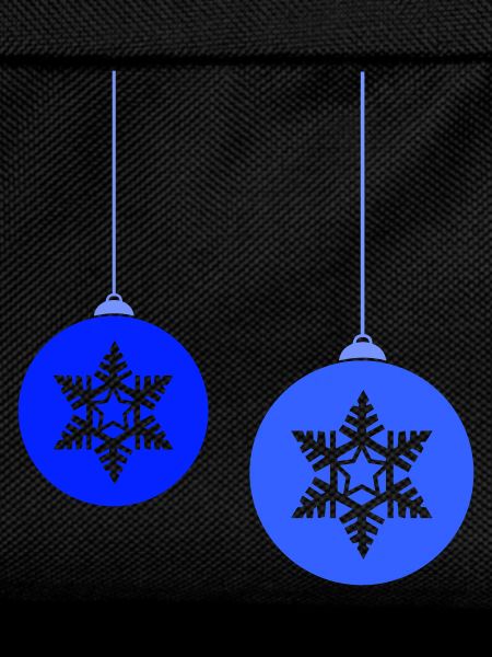 Weihnachtskugeln Stern frost