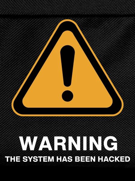 Hacked System Warning Icon