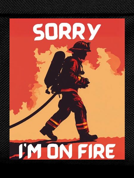 Pompier en feu