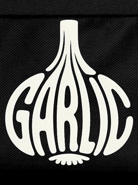 Knoblauch - Cool Vegetable Logo