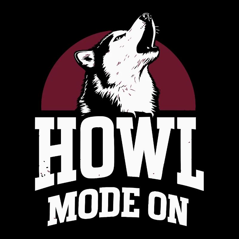 Howl Mode On Husky Design