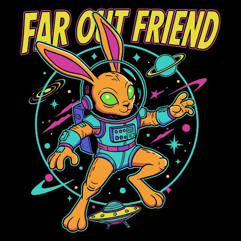 Far Out Bunny Space