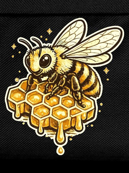 Honeycomb Bee Motif