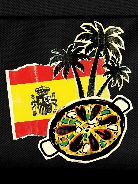 Spain Paella Palm Trees