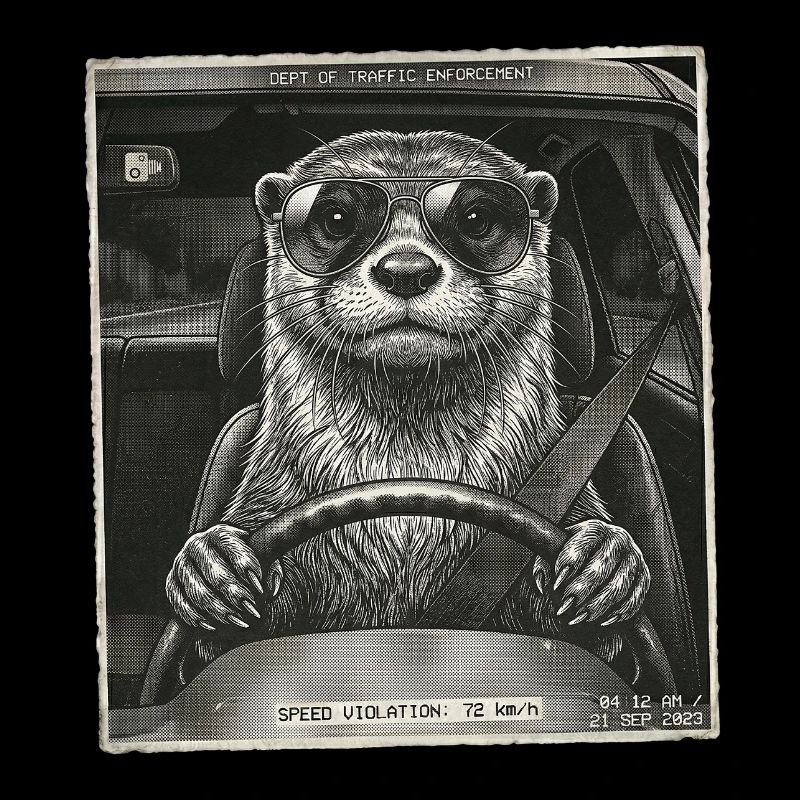 Otter Flashed