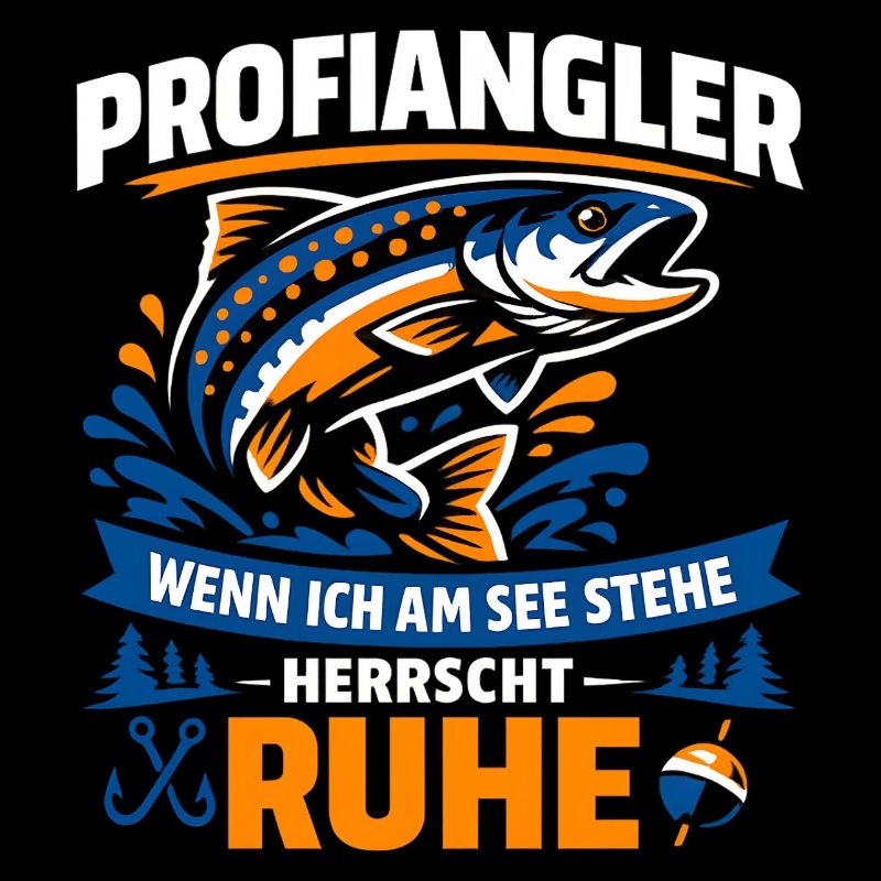 Profiangler Ruhe am See
