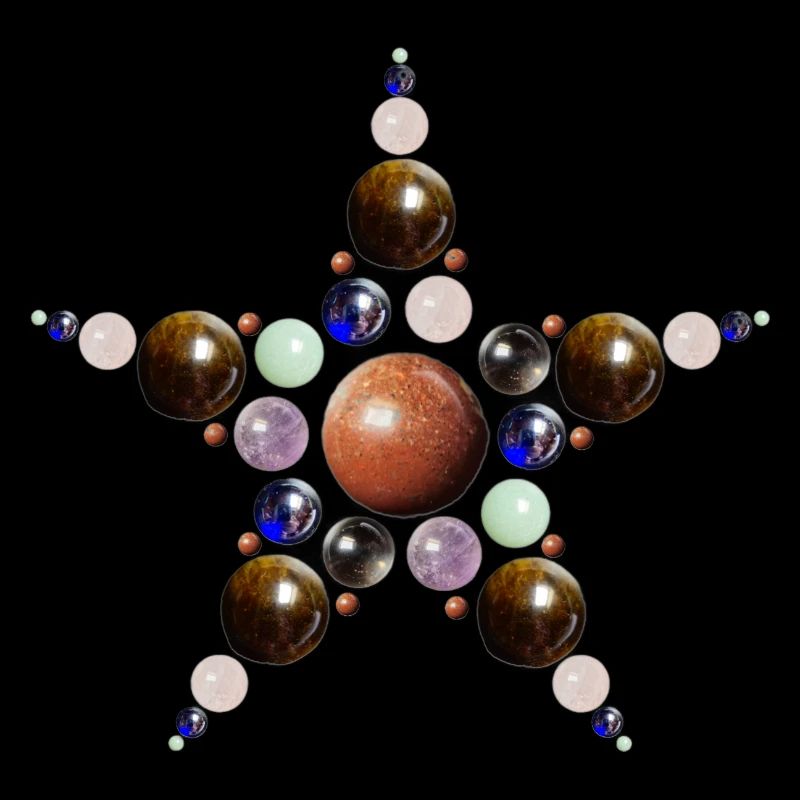 Etoile de pierre précieuse - Boules