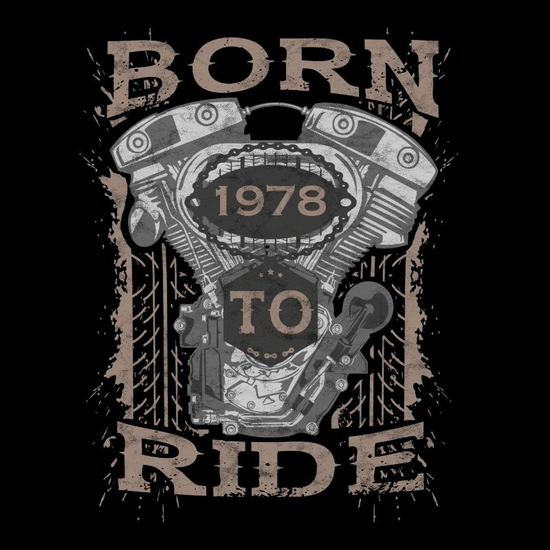 Born to Ride motorcycle 1978