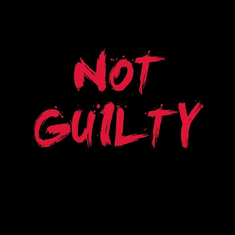 NOT GUILTY RED