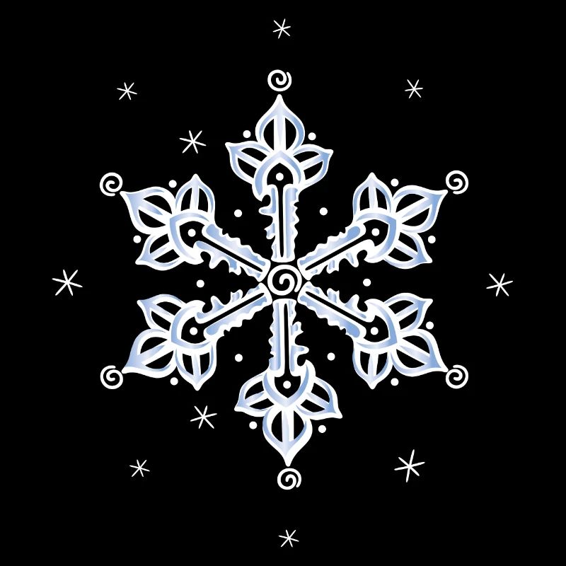 Schneeflocke Eiskristall