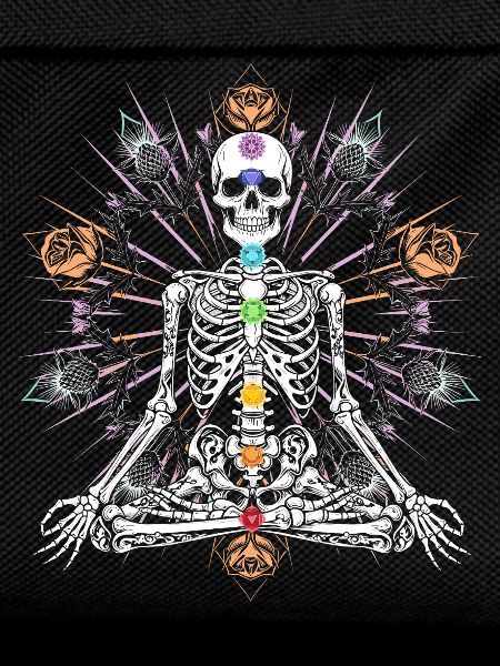 Skeleton Chakra Gothic Meditation